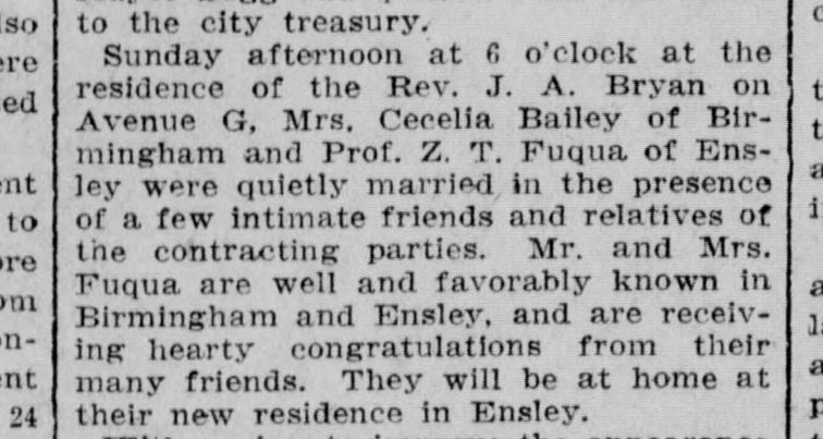 Cecelia Bailey-Z.T. Fuqua